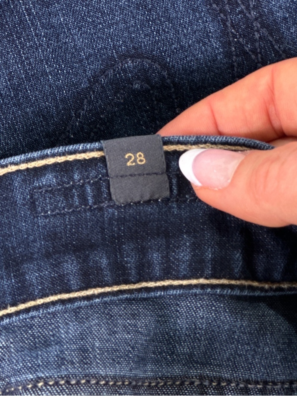 Citizens Of Humanity Ava Low Rise Straight Leg Jeans Dark Wash 28 - Picture 12 of 16